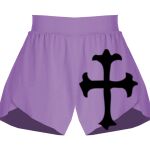 Girls Flowy Overlay Shorts Thumbnail