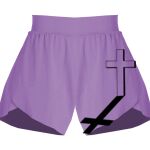 Girls Flowy Overlay Shorts Thumbnail