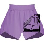 Girls Flowy Overlay Shorts Thumbnail