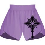 Girls Flowy Overlay Shorts Thumbnail