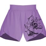 Girls Flowy Overlay Shorts Thumbnail