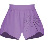 Girls Flowy Overlay Shorts Thumbnail