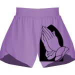 Girls Flowy Overlay Shorts Thumbnail