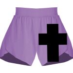 Girls Flowy Overlay Shorts Thumbnail
