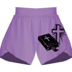 Girls Flowy Overlay Shorts Thumbnail