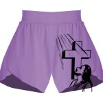 Girls Flowy Overlay Shorts Thumbnail