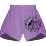Girls Flowy Overlay Shorts Thumbnail