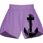 Girls Flowy Overlay Shorts Thumbnail