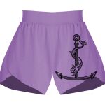 Girls Flowy Overlay Shorts Thumbnail