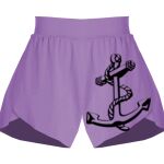 Girls Flowy Overlay Shorts Thumbnail