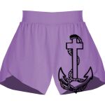 Girls Flowy Overlay Shorts Thumbnail