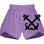 Girls Flowy Overlay Shorts Thumbnail