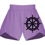 Girls Flowy Overlay Shorts Thumbnail