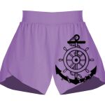 Girls Flowy Overlay Shorts Thumbnail