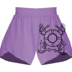 Girls Flowy Overlay Shorts Thumbnail