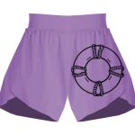 Girls Flowy Overlay Shorts Thumbnail