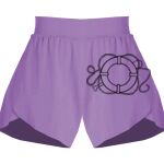 Girls Flowy Overlay Shorts Thumbnail