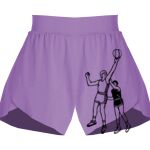 Girls Flowy Overlay Shorts Thumbnail