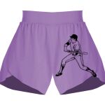 Girls Flowy Overlay Shorts Thumbnail