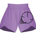 Girls Flowy Overlay Shorts Thumbnail