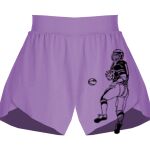 Girls Flowy Overlay Shorts Thumbnail