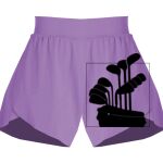 Girls Flowy Overlay Shorts Thumbnail