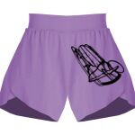 Girls Flowy Overlay Shorts Thumbnail
