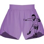 Girls Flowy Overlay Shorts Thumbnail