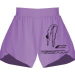 Girls Flowy Overlay Shorts Thumbnail