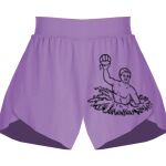Girls Flowy Overlay Shorts Thumbnail