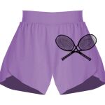 Girls Flowy Overlay Shorts Thumbnail