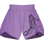 Girls Flowy Overlay Shorts Thumbnail