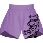 Girls Flowy Overlay Shorts Thumbnail