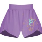 Girls Flowy Overlay Shorts Thumbnail