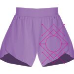 Girls Flowy Overlay Shorts Thumbnail
