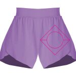 Girls Flowy Overlay Shorts Thumbnail