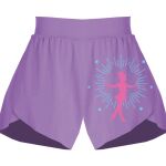 Girls Flowy Overlay Shorts Thumbnail