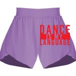 Girls Flowy Overlay Shorts Thumbnail