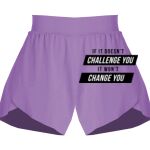 Girls Flowy Overlay Shorts Thumbnail