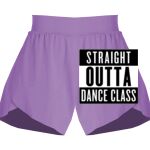 Girls Flowy Overlay Shorts Thumbnail