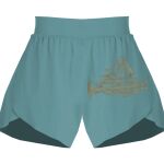 Ladies Flowy Overlay Shorts Thumbnail