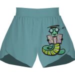 Ladies Flowy Overlay Shorts Thumbnail