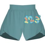 Ladies Flowy Overlay Shorts Thumbnail