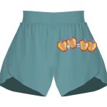 Ladies Flowy Overlay Shorts Thumbnail