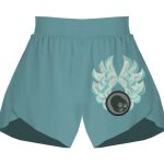 Ladies Flowy Overlay Shorts Thumbnail