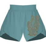 Ladies Flowy Overlay Shorts Thumbnail