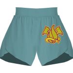 Ladies Flowy Overlay Shorts Thumbnail