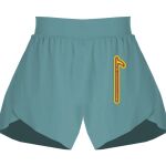 Ladies Flowy Overlay Shorts Thumbnail