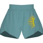 Ladies Flowy Overlay Shorts Thumbnail
