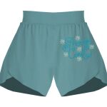 Ladies Flowy Overlay Shorts Thumbnail